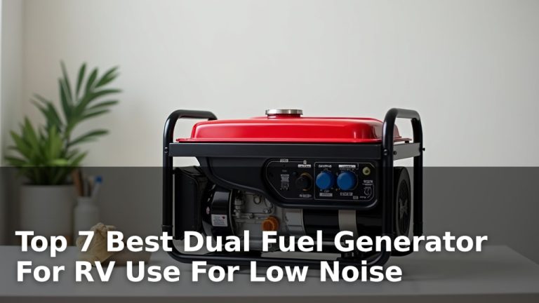 Top 7 Best Dual Fuel Generator For RV Use For Low Noise