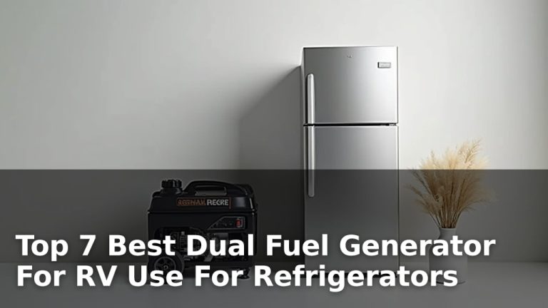 Top 7 Best Dual Fuel Generator For RV Use For Refrigerators