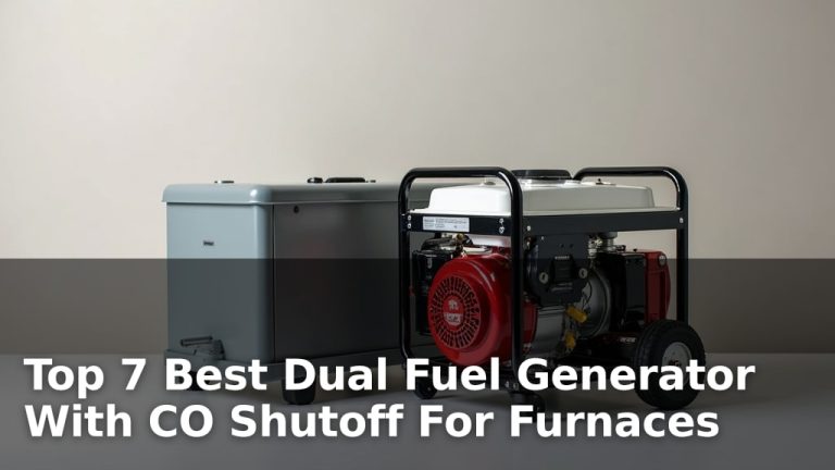 Top 7 Best Dual Fuel Generator With CO Shutoff For Furnaces