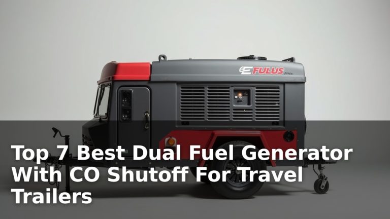 Top 7 Best Dual Fuel Generator With CO Shutoff For Travel Trailers