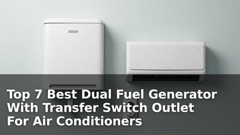 Top 7 Best Dual Fuel Generator With Transfer Switch Outlet For Air Conditioners
