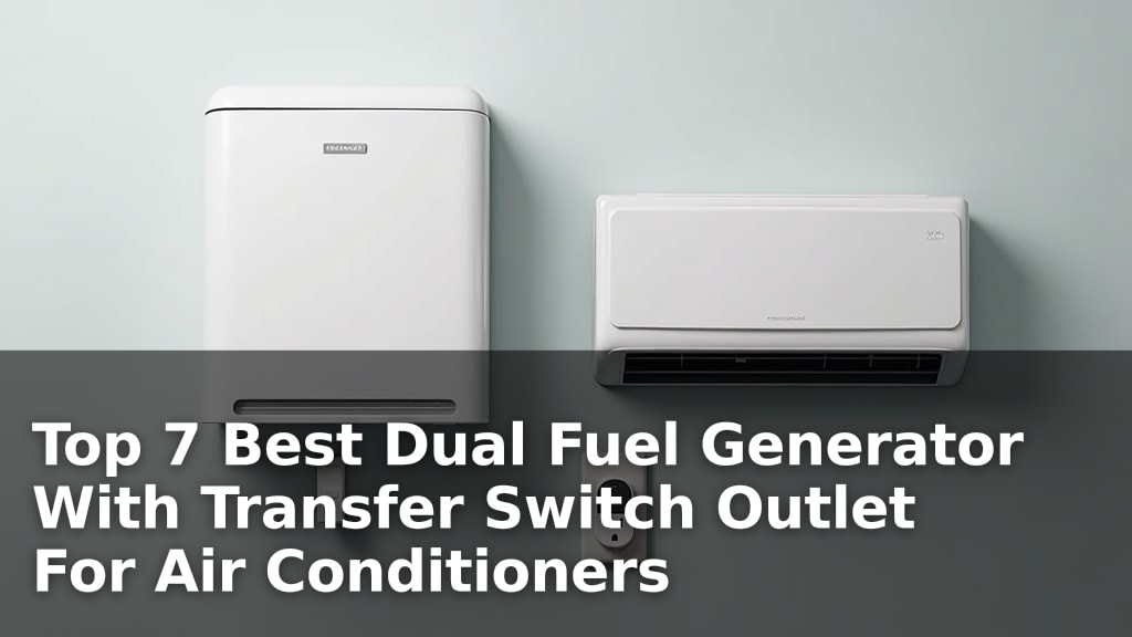 Top 7 Best Dual Fuel Generator With Transfer Switch Outlet For Air Conditioners