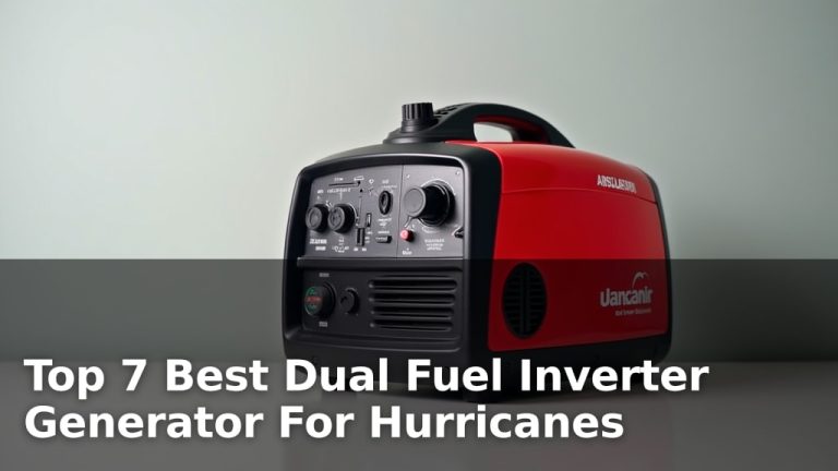 Top 7 Best Dual Fuel Inverter Generator For Hurricanes