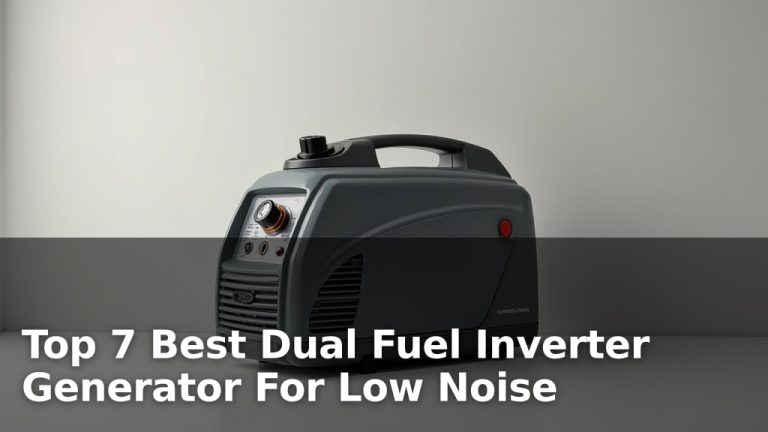 Top 7 Best Dual Fuel Inverter Generator For Low Noise