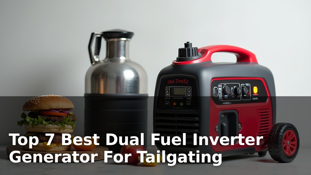 Top 7 Best Dual Fuel Inverter Generator For Tailgating