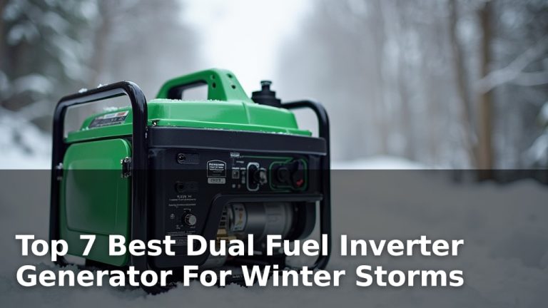 Top 7 Best Dual Fuel Inverter Generator For Winter Storms