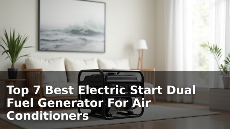 Top 7 Best Electric Start Dual Fuel Generator For Air Conditioners