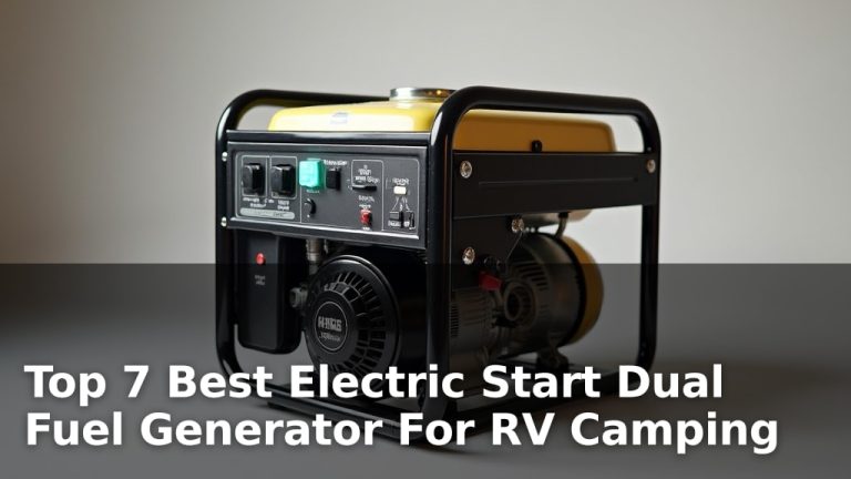 Top 7 Best Electric Start Dual Fuel Generator For RV Camping
