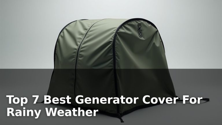 Top 7 Best Generator Cover For Rainy Weather