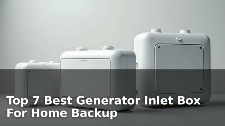 Top 7 Best Generator Inlet Box For Home Backup