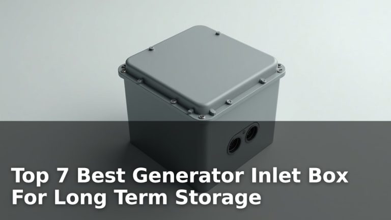 Top 7 Best Generator Inlet Box For Long Term Storage