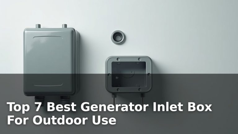 Top 7 Best Generator Inlet Box For Outdoor Use