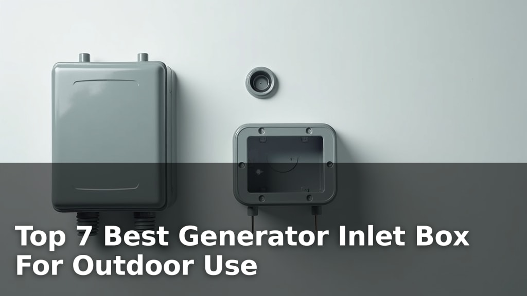 Top 7 Best Generator Inlet Box For Outdoor Use