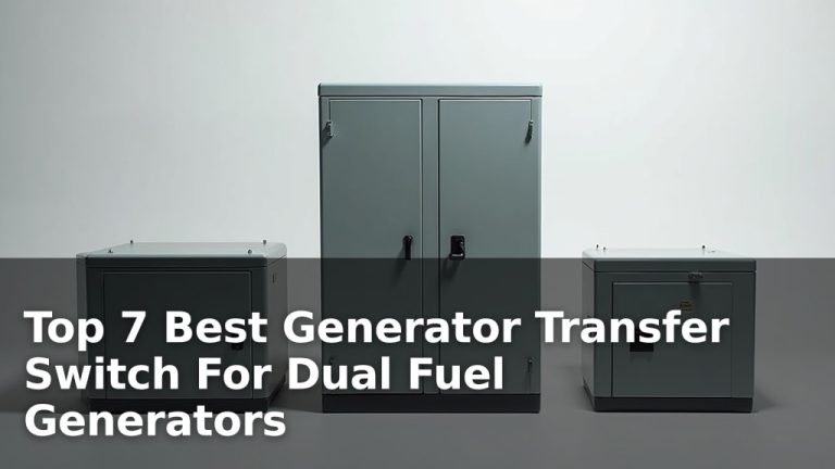 Top 7 Best Generator Transfer Switch For Dual Fuel Generators