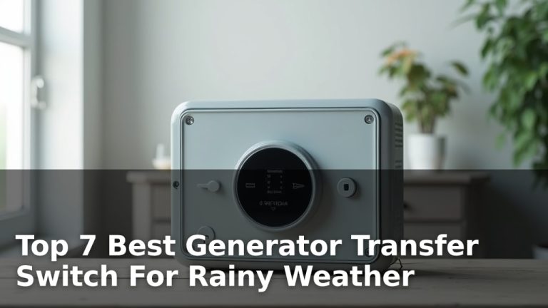 Top 7 Best Generator Transfer Switch For Rainy Weather