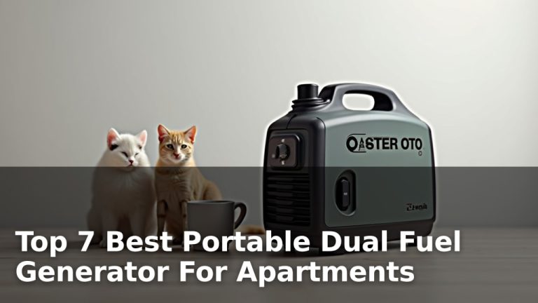 Top 7 Best Portable Dual Fuel Generator For Apartments