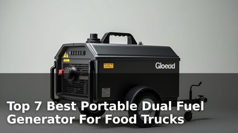 Top 7 Best Portable Dual Fuel Generator For Food Trucks