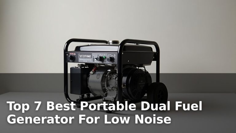 Top 7 Best Portable Dual Fuel Generator For Low Noise