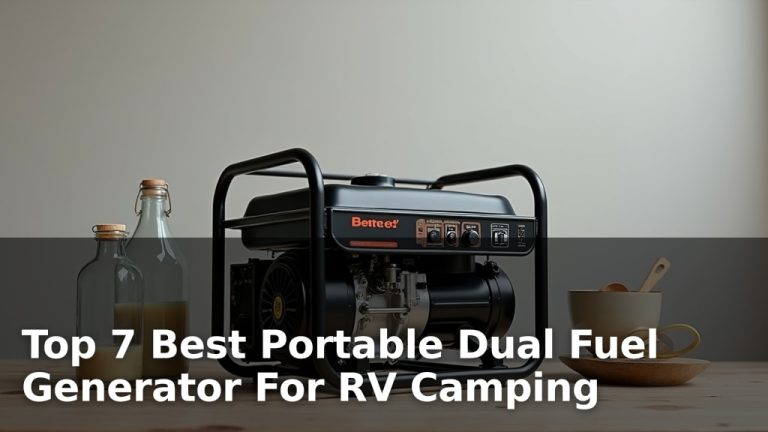 Top 7 Best Portable Dual Fuel Generator For RV Camping