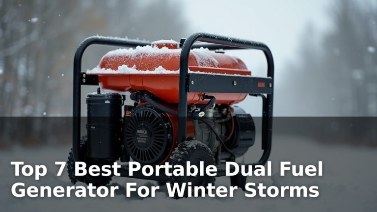 Top 7 Best Portable Dual Fuel Generator For Winter Storms