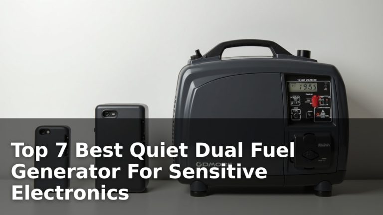 Top 7 Best Quiet Dual Fuel Generator For Sensitive Electronics