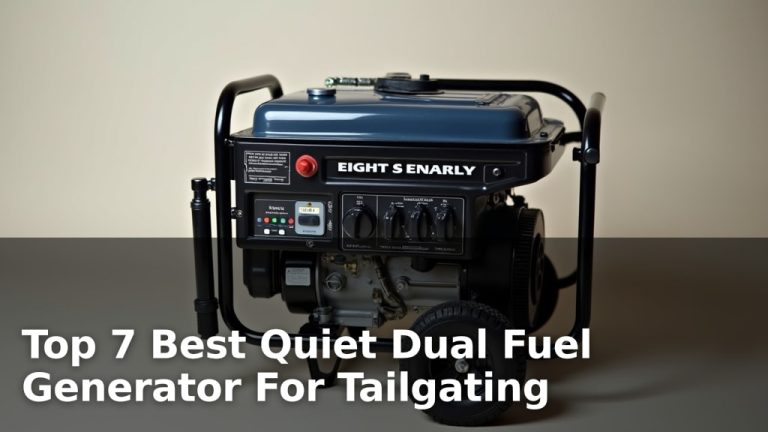 Top 7 Best Quiet Dual Fuel Generator For Tailgating
