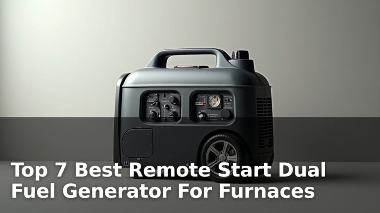 Top 7 Best Remote Start Dual Fuel Generator For Furnaces