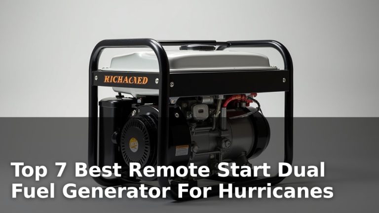 Top 7 Best Remote Start Dual Fuel Generator For Hurricanes