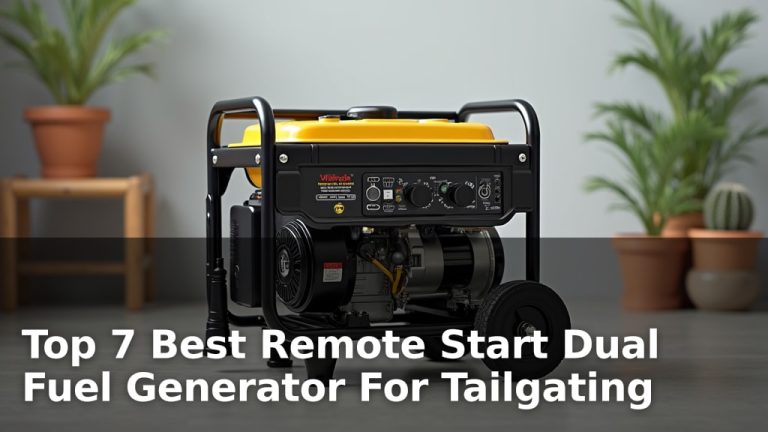 Top 7 Best Remote Start Dual Fuel Generator For Tailgating