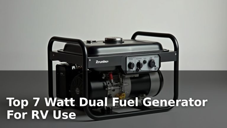 Top 7 Watt Dual Fuel Generator For RV Use