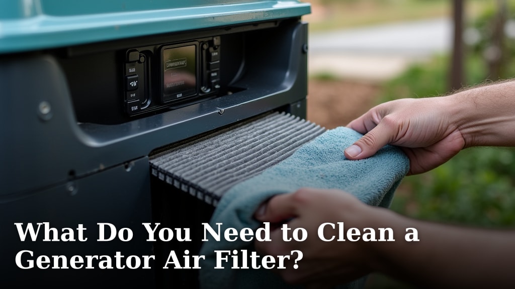 What Do You Need to Clean a Generator Air Filter?