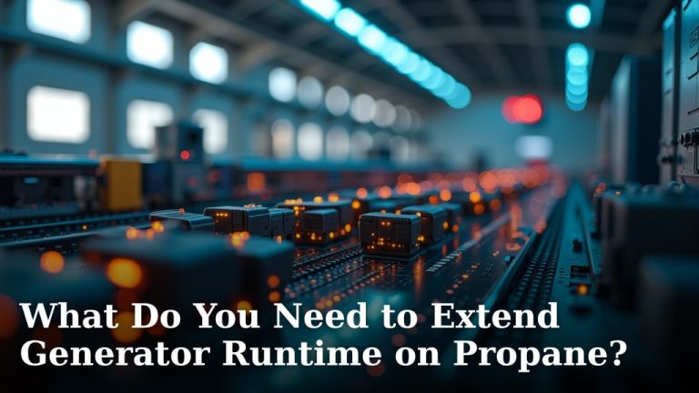 What Do You Need to Extend Generator Runtime on Propane?