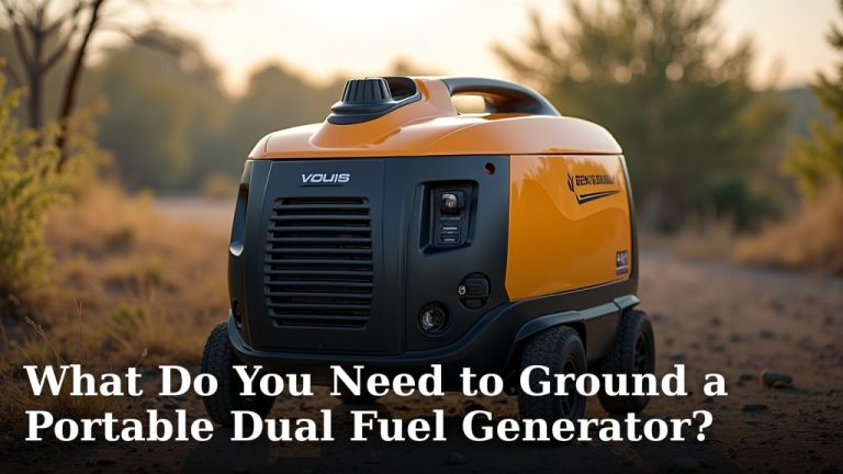 What Do You Need to Ground a Portable Dual Fuel Generator?