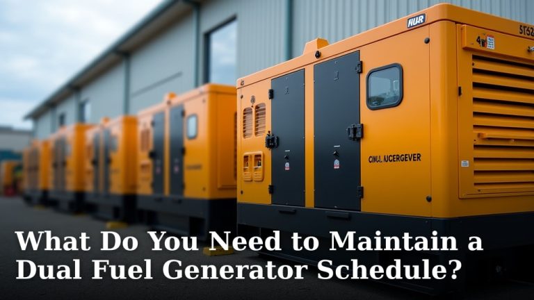 What Do You Need to Maintain a Dual Fuel Generator Schedule?