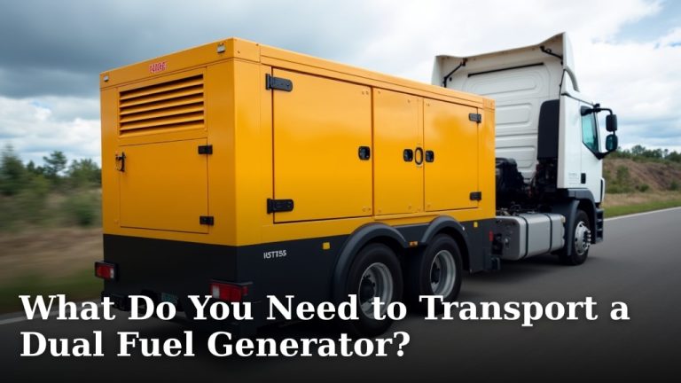 What Do You Need to Transport a Dual Fuel Generator?