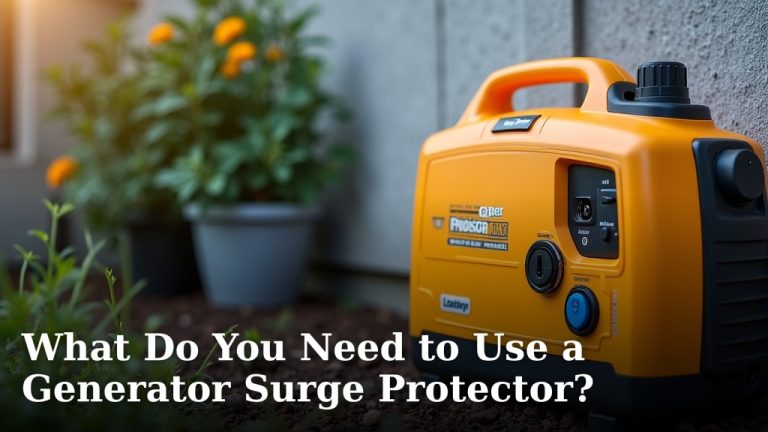 What Do You Need to Use a Generator Surge Protector?