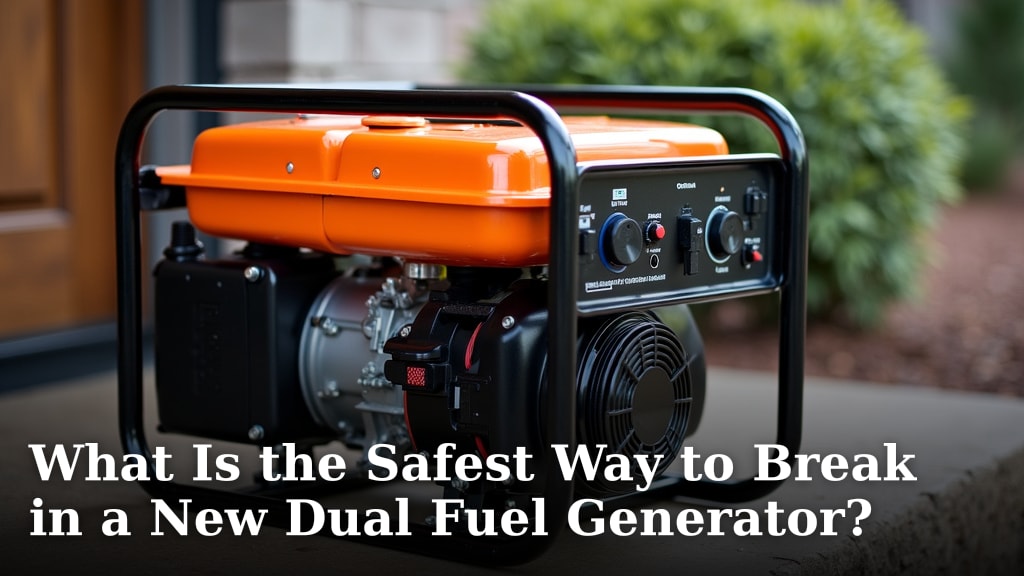 What Is the Safest Way to Break in a New Dual Fuel Generator?
