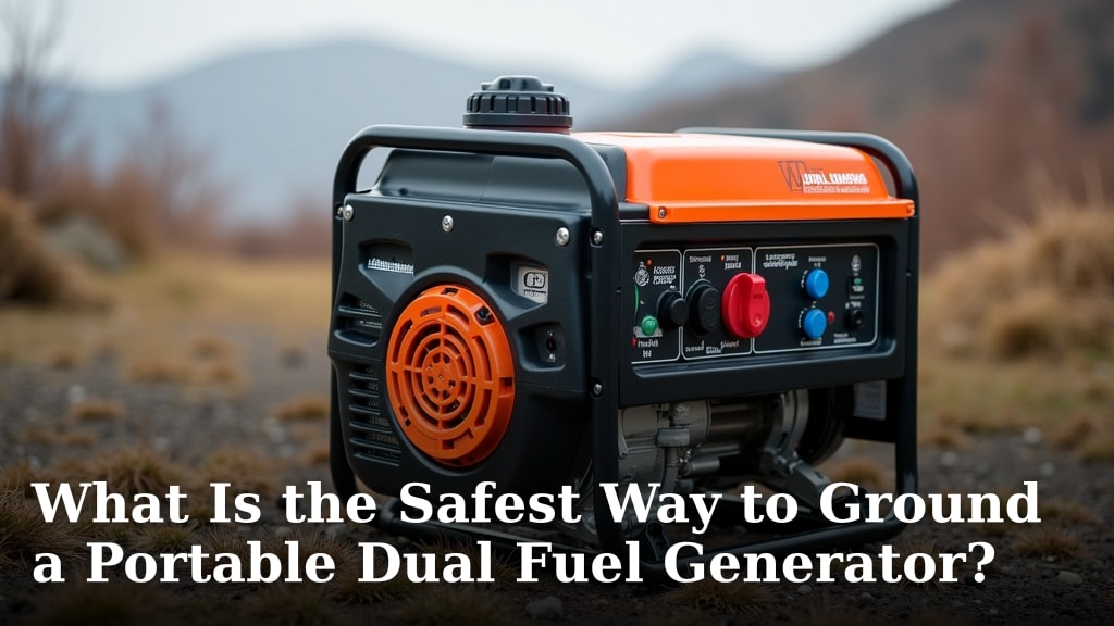 What Is the Safest Way to Ground a Portable Dual Fuel Generator?