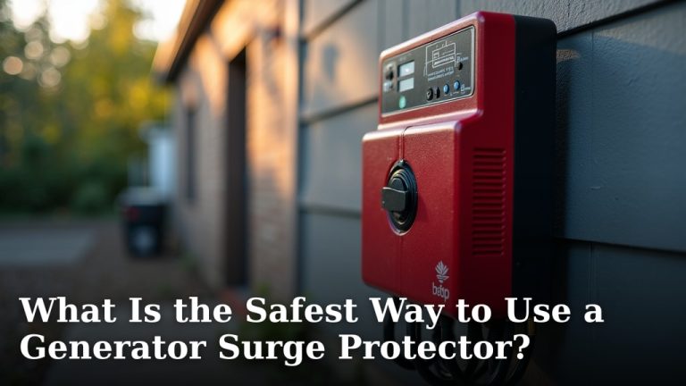 What Is the Safest Way to Use a Generator Surge Protector?