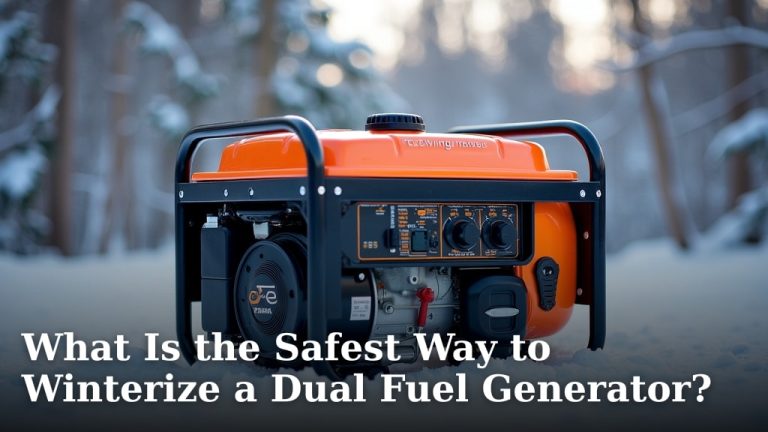 What Is the Safest Way to Winterize a Dual Fuel Generator?