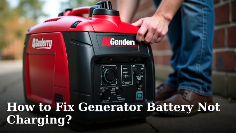 How to Fix Generator Battery Not Charging?