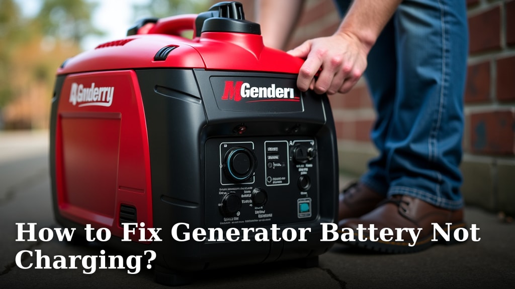 How to Fix Generator Battery Not Charging?
