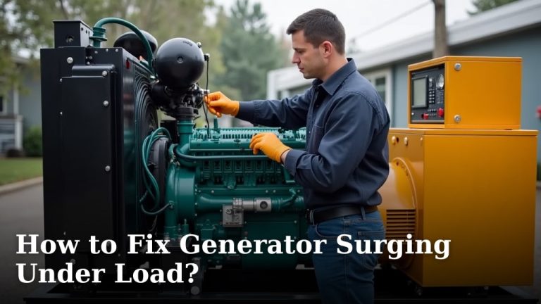 How to Fix Generator Surging Under Load?