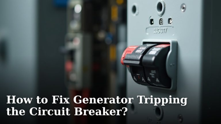 How to Fix Generator Tripping the Circuit Breaker?