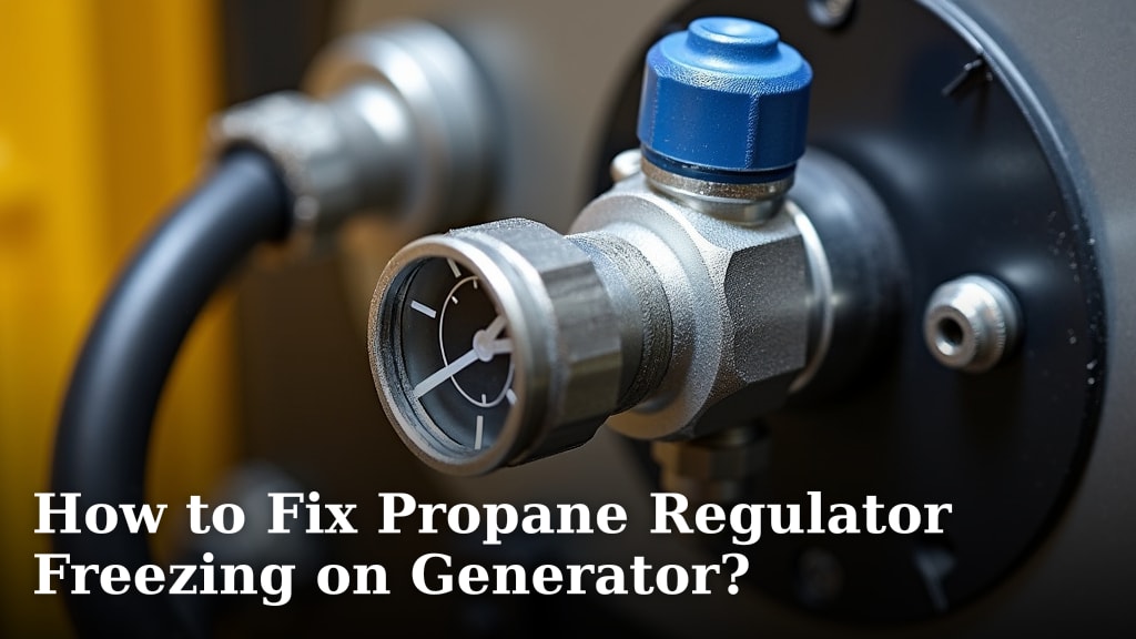 How to Fix Propane Regulator Freezing on Generator?