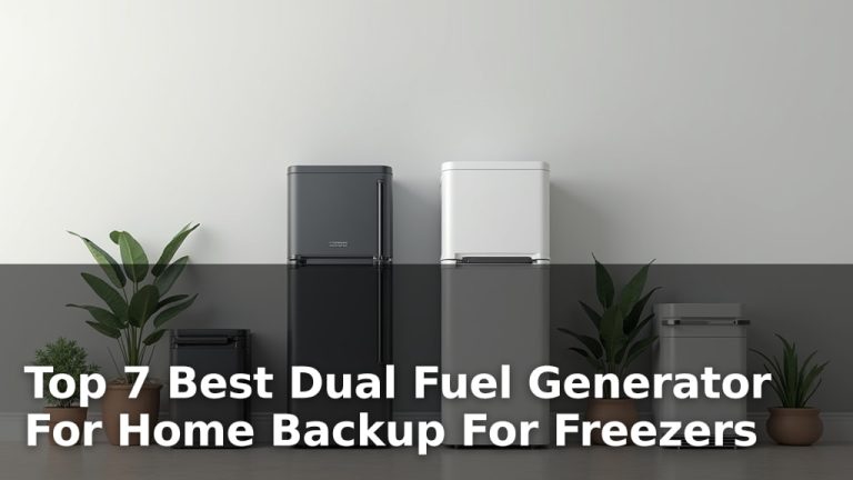 Top 7 Best Dual Fuel Generator For Home Backup For Freezers