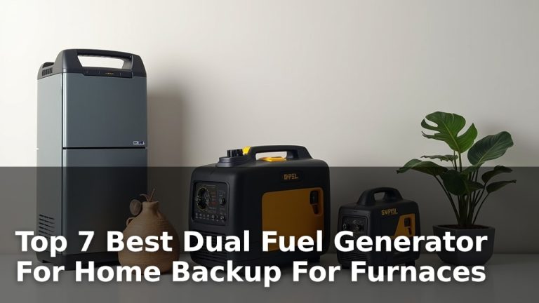 Top 7 Best Dual Fuel Generator For Home Backup For Furnaces