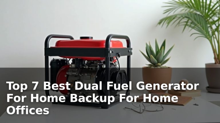 Top 7 Best Dual Fuel Generator For Home Backup For Home Offices