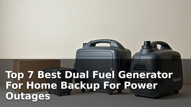 Top 7 Best Dual Fuel Generator For Home Backup For Power Outages