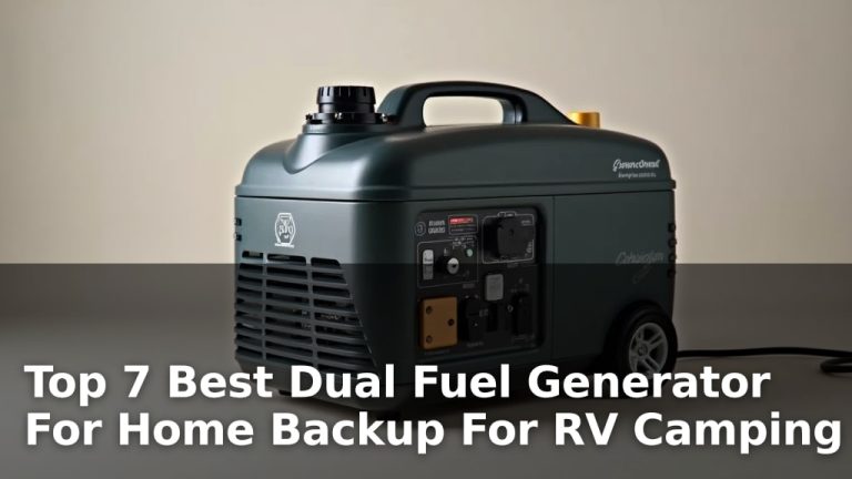 Top 7 Best Dual Fuel Generator For Home Backup For RV Camping